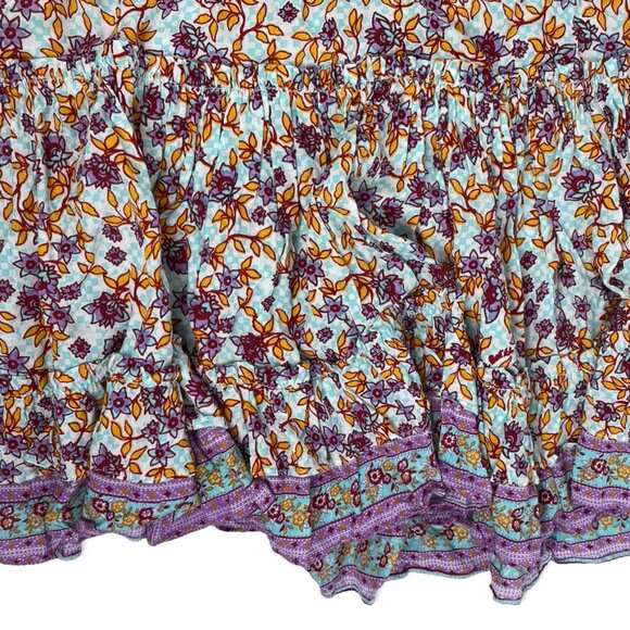 Poupette St Barth Bona Mini Dress Aqua Blossom – Size M - Picture 9 of 16